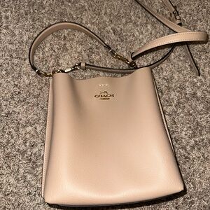 Coach Tan Leather Crossbody Bag
